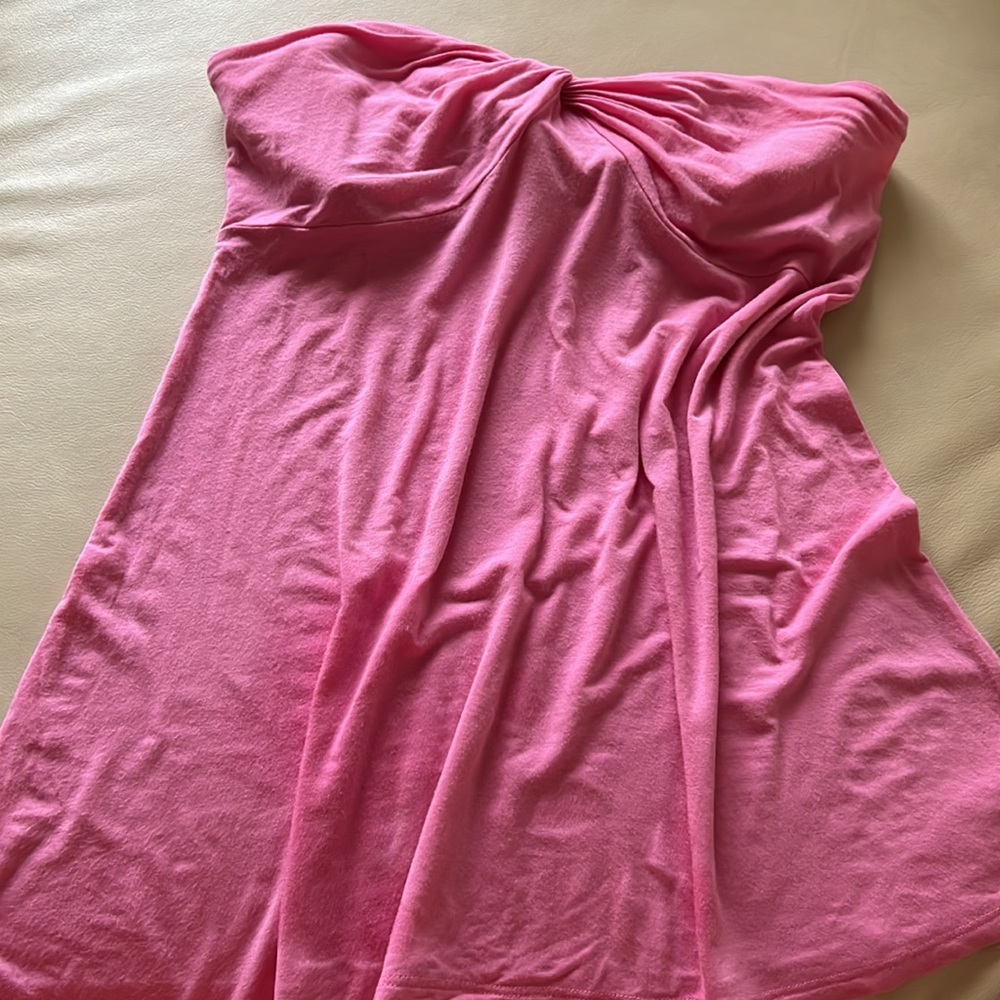 Pink tube top
